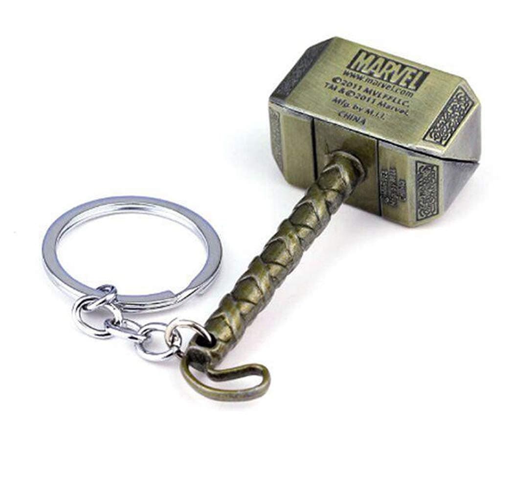 DeltaHalo | Thor's Hammer Keychain Marvel Thor Hammer Keyring