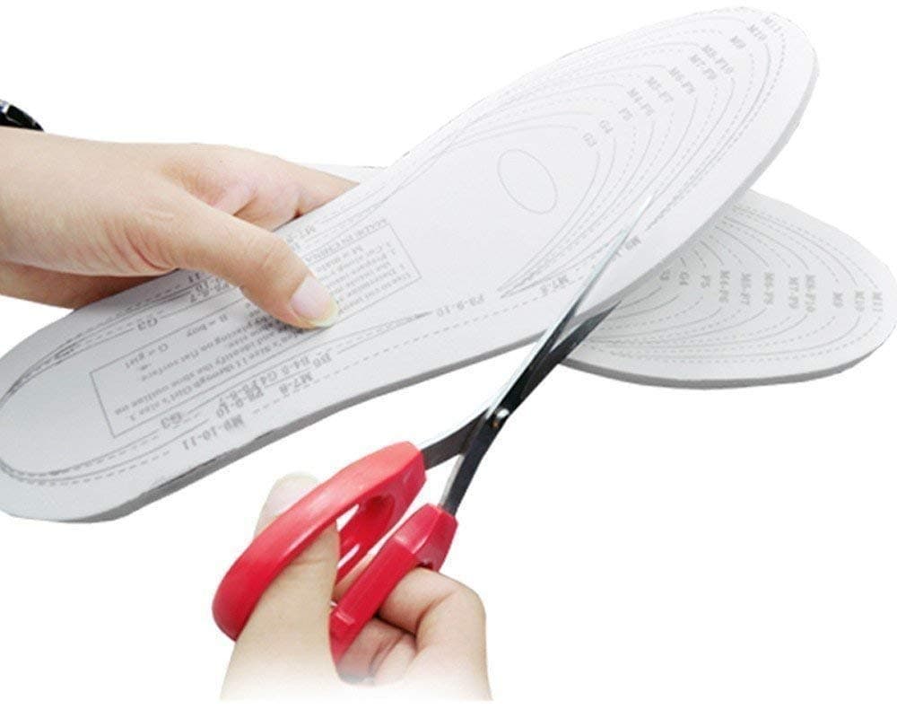 EXSESON Pair Memory Foam Super Ultra Light Comfort Shoes (शूज) Insoles Foot Care And Pain Relief, Medium