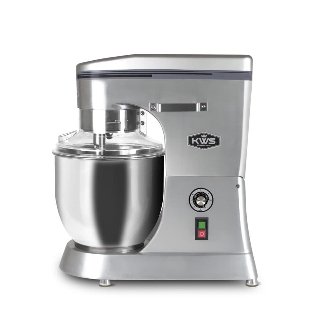 KWS Commercial 1000W Stand Mixer, 10 Quarts Silver Heavy-Duty for Restaurant/Bakery /Tea Shop/Coffee Shop