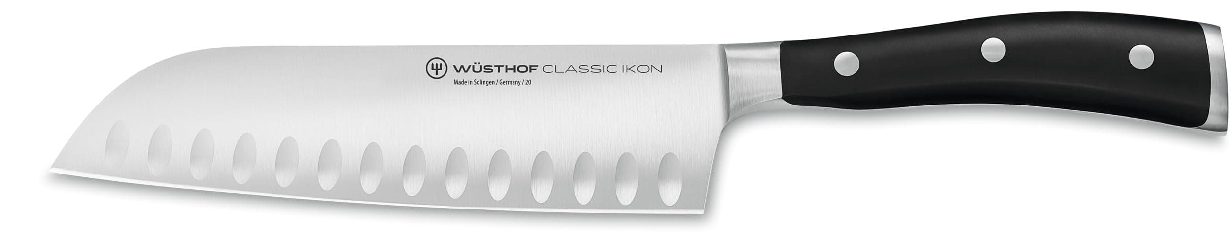 Classic Ikon 7" Hollow Edge Santoku Knife
