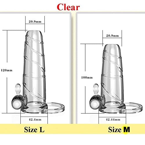 Shopantic(TM) Se xProducts For Men Quality Reusable Pe nis Sleeves Flexible Soft Co ck R ings Delay Vi br ators Vib ra tin g Pe nis Sleeves