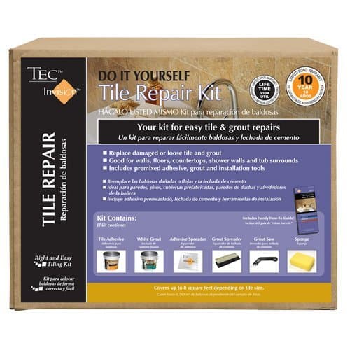 5 Lb. White Premixed Tile Repair Kit With Installation Tools