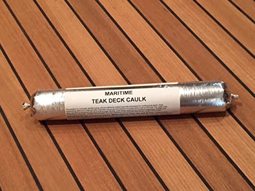 MARITIME Teak Deck Caulk Black - Sausage 20oz (592ml) Marine Caulk Professional Quality for Teak Deck Seams - Provides Bulldog Adhesion, UV & Chemical Resistant, Non-Corrosive - No Primer Required