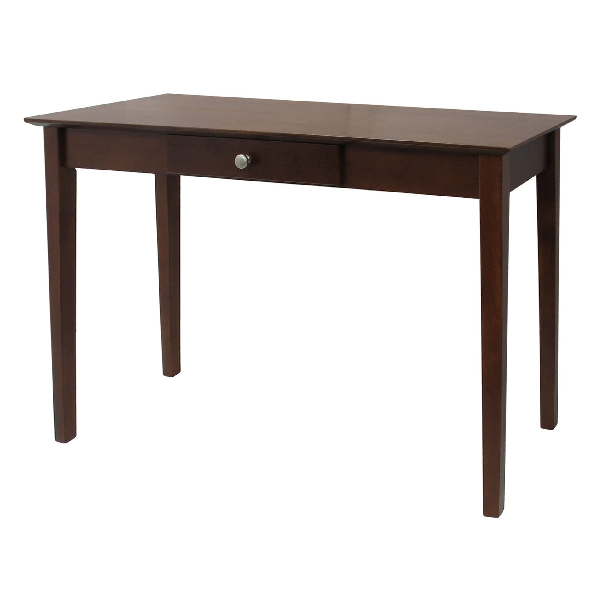 Winsome Rochester Console Table with Drawer, for Living Room, Hallway, Bedroom, 29", Antique Walnut