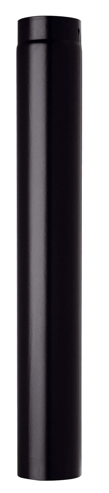 Flue Pipe 5 inch Dia x 250mm Long by StoveMaestro Black Stove Pipe for Wood Log Burning Stove