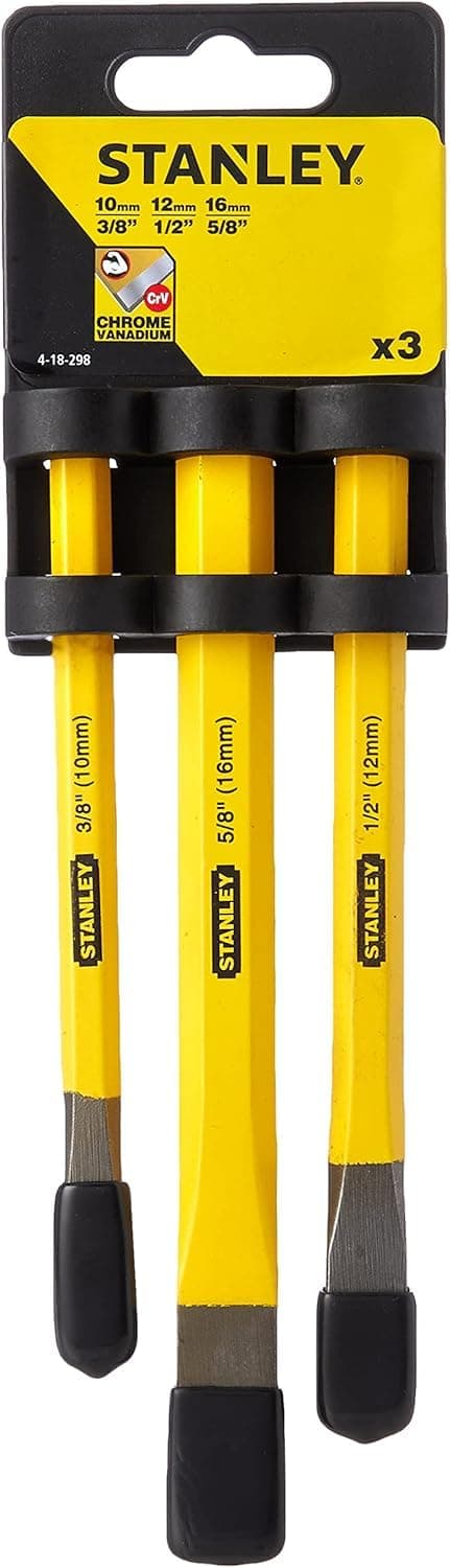 STANLEY 4-18-298 3 Piece Cold Chisel Set
