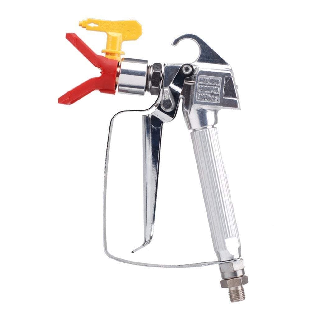 3600PSI High Pressure Airless Paint Spray Gun with 517 Spray Tip & Nozzle Guard for Graco Wagner Titan Pump Sprayer and Airless Spraying Machine