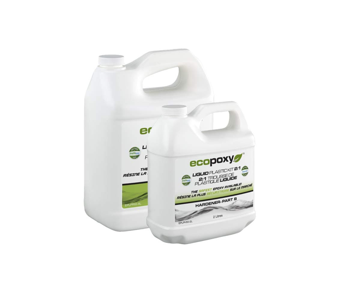 EcoPoxy - Liquid Plastic (1, 6 Liter - 2:1 Mix)
