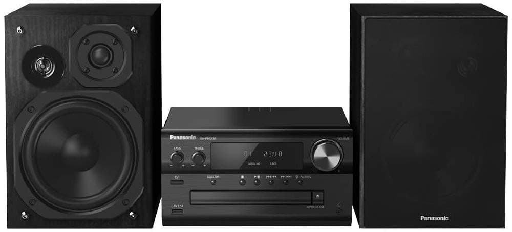 Panasonic SC-PMX84EG Micro HiFi System 120 W RMS, Bluetooth, Radio, DAB+, USB, Stereo RCA