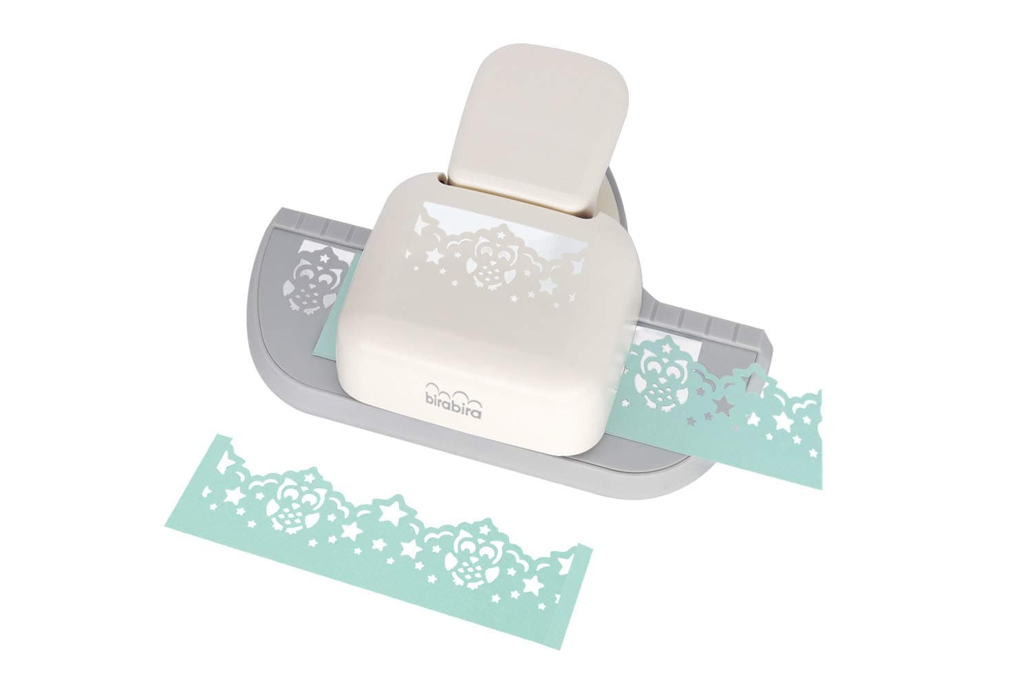 Bira Craft Deep Edger Border Craft Punch, Halloween Punch, for Scrapbooking(Owl)