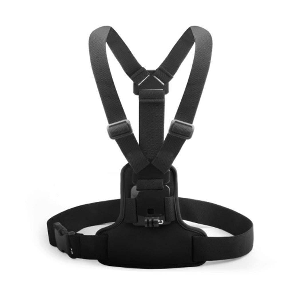 yantralay Universal Adjustable Chest Strap Mount Body Harness for Hero 12/11/10/9/8, DJI OSMO, Action Camera - Compatible with SJCAM, Yi - Perfect for Outdoor Sports - Black