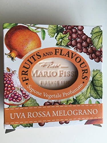 Fissi Firenze FRUITS & FLAVOURS sapone vegetable profumato 6 X 3.5 Oz. From Florence Italy luxury Italian soap gift pack