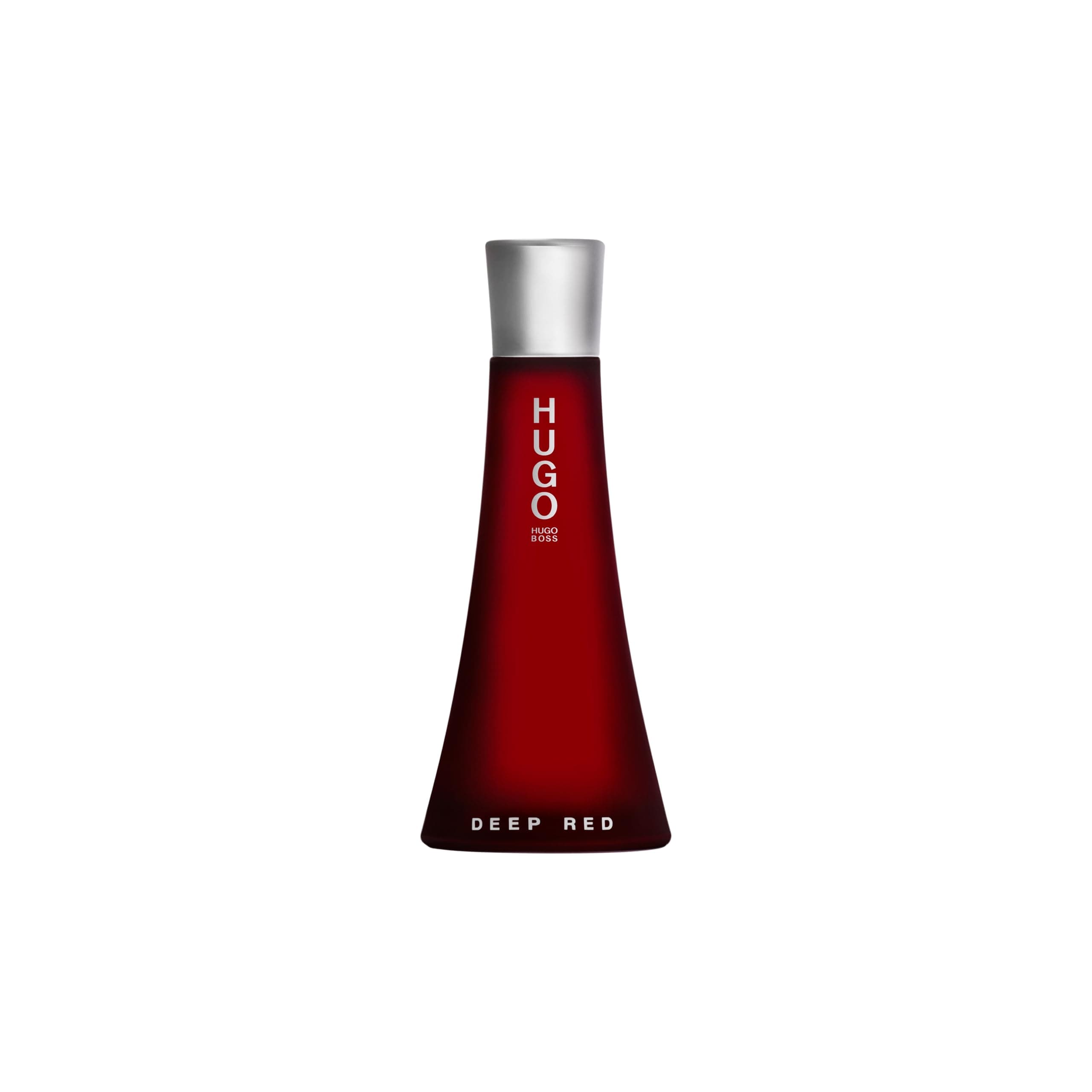 Hugo Boss HUGO Deep Red Eau de Parfum – Ambery Perfume for Women – With Clementine, Freesia & Sandalwood – Long-Lasting Fragrance