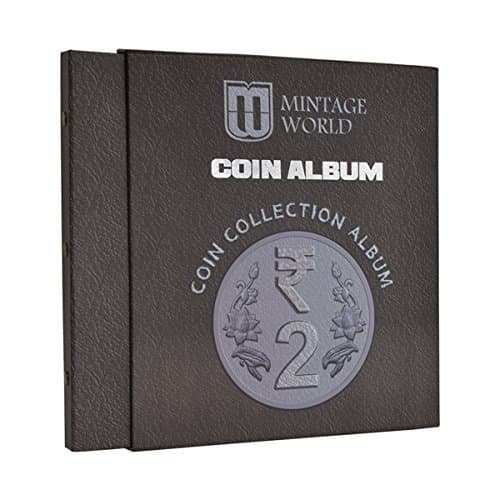 MW MINTAGE WORLD Coin Collection Album for 2 Rupees Definitive Coins