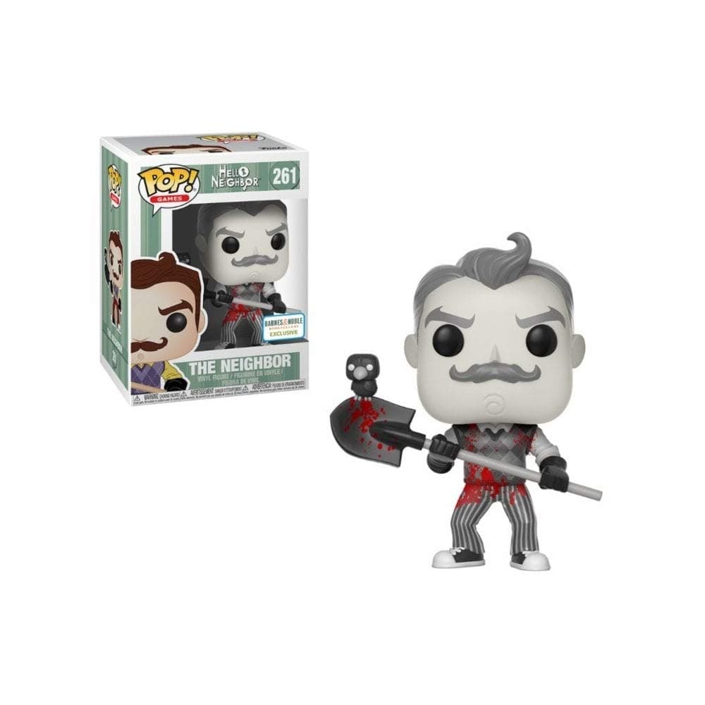 Funko POP Hello Neighbor Black & White Blood Exclusive Figure