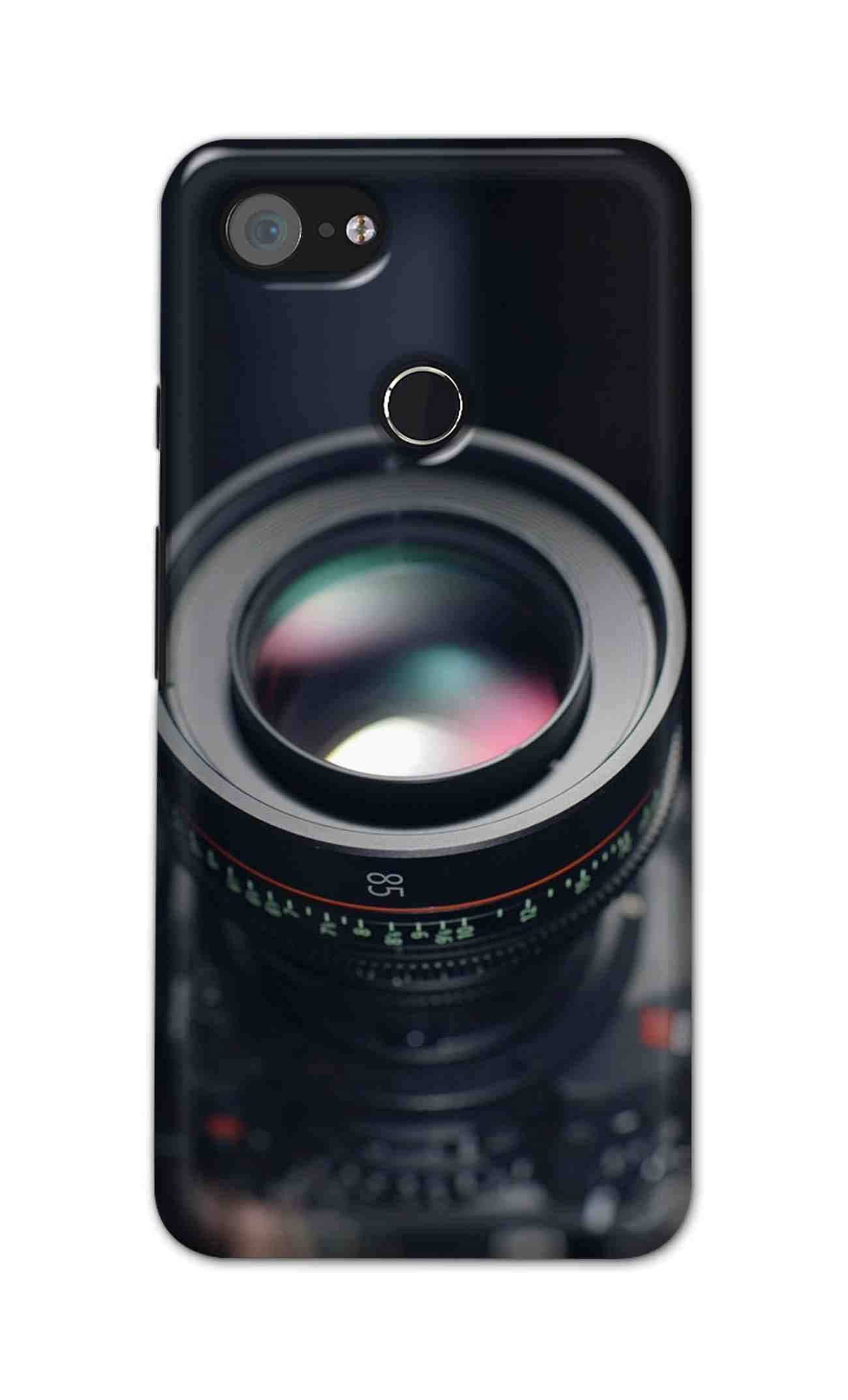 eStuffz for Google Pixel 3XL DSLR Camera Pattern Hard Printed Stylish Light Weight Slim Designer Mobile Back Case Cover Pouch