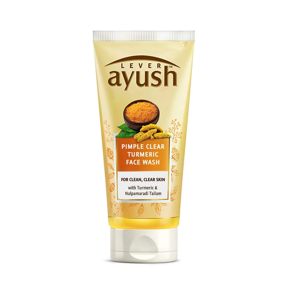 Ayush Anti Pimple Turmeric Face Wash, 80g