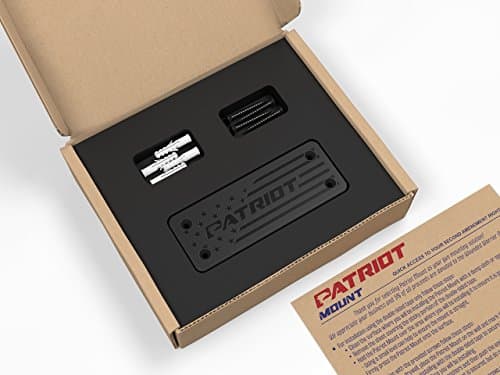 Patriot Magnetic Gun Holster, Quick Access Concealed Carry | Firearm Handgun Holster for Pistols, Revolvers, Rifles, Shotguns | Cars, Trucks, Wall, Desk