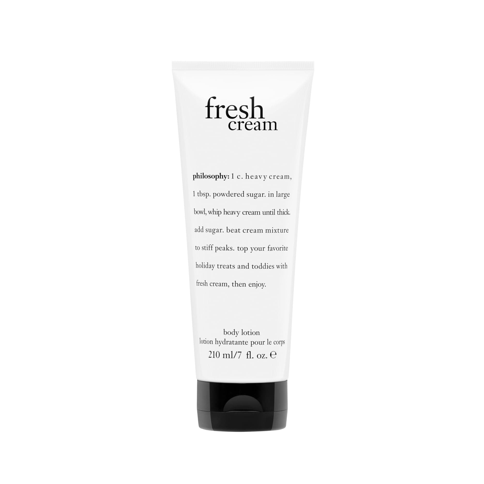 Philosophy Fresh Cream For Women 7 Oz Body Lotion, White