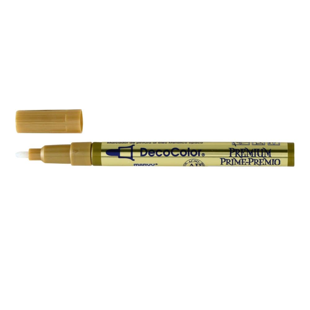 Marvy Uchida DecoColor Premium Fine Tip Marker Gold