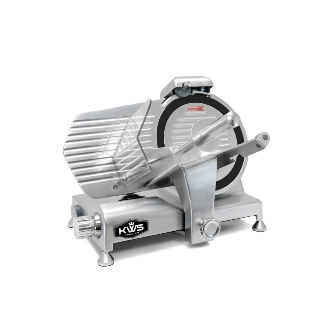 MS-10DT Metal Collection Commercial 320w Electric Meat Slicer w/ Teflon Blade