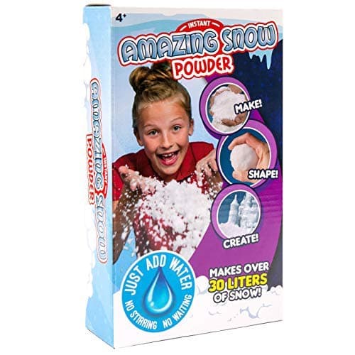 Instasnow Fluffy Instant Artificial Christmas Fake Magic Snow Powder Kids Xmas Fun Decoration - 400g