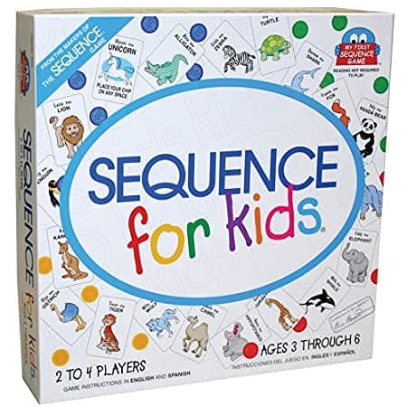 Elite Collections Sequence for Kids 2 to 4 Players Board Game Accessories Board Game,Multicolor