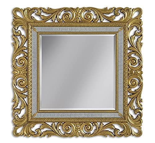 Artigiani Veneti Riuniti Majestic Squared mirror completely made in wood