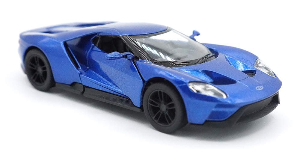 Kinsmart 2017 Ford GT, Blue 5391D - 138 Scale Diecast Model Toy Car, but NO BOX