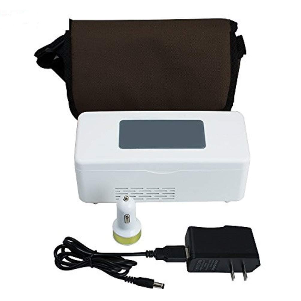 Portable Insulin Cooler Refrigerated Box, 2-8, 189*82*74mm, Aluminum, 11.95cm, Medicine Cooler, Refrigerator