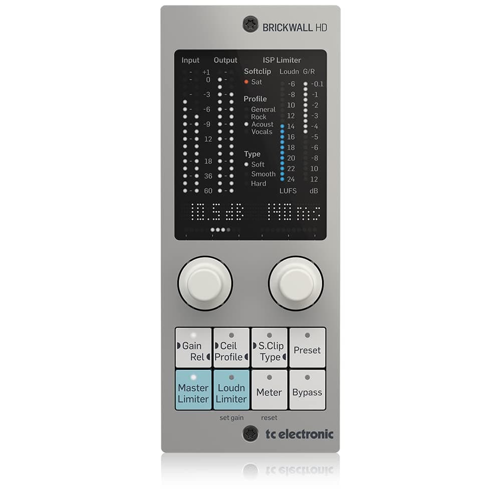 TC Electronic BRICKWALL HD NATIVE/BRICKWALL HD-DT Mastering Brickwall Limiter Plug-In with Optional Hardware Interface, Compatible with PC and Mac