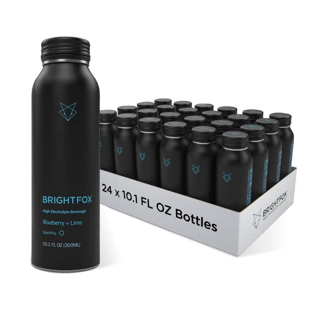 Brightfox Blueberry & Vanilla Vitamin Hydration Water, Sparkling, 24 X 300 Ml