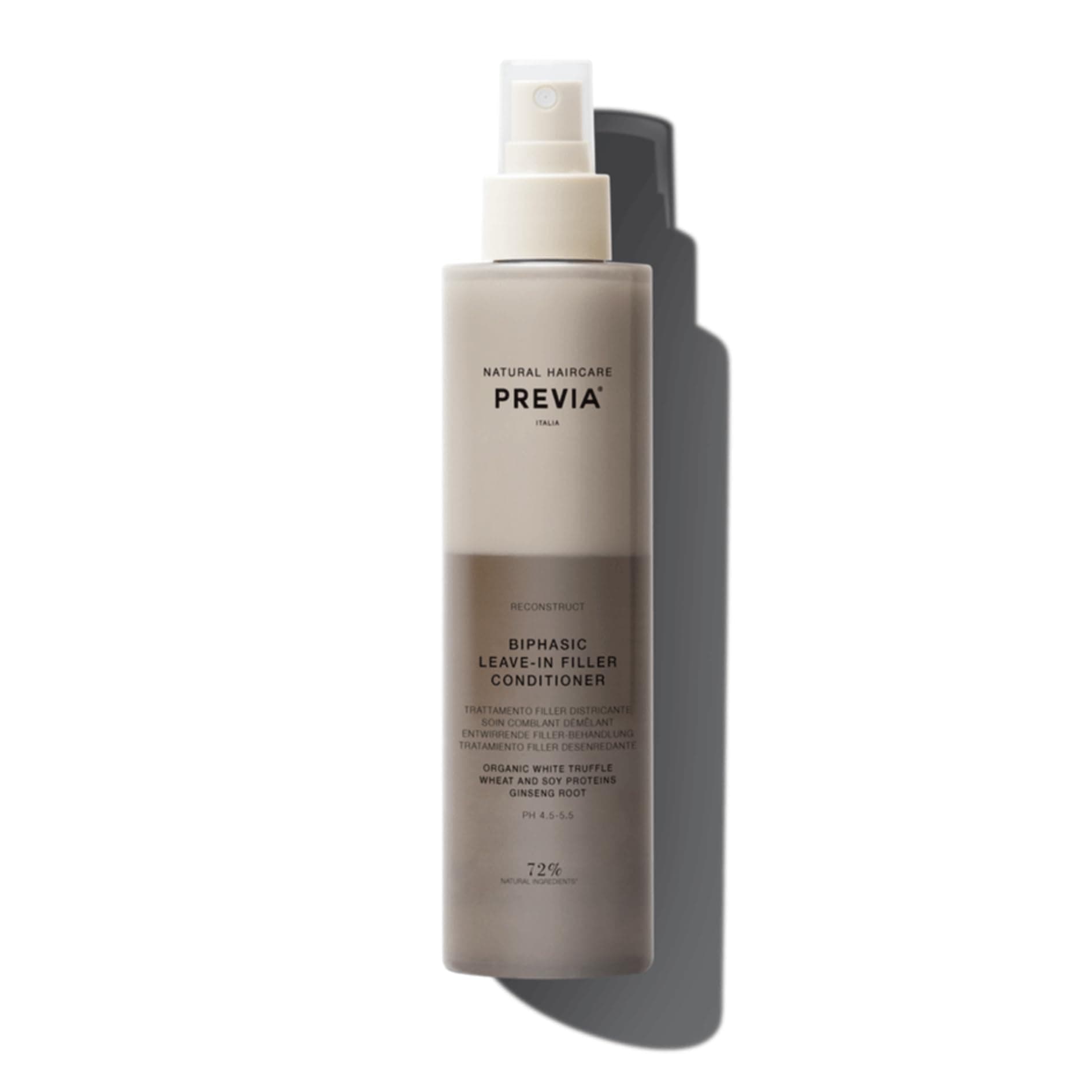 Hydrating Leave-in Conditioner Spray White Truffle Extract - Reconstructive Biphasic Detangling Treatment for Damaged, Dry, and Brittle Hair - Tames Frizz, Adds Shine, Controls Static