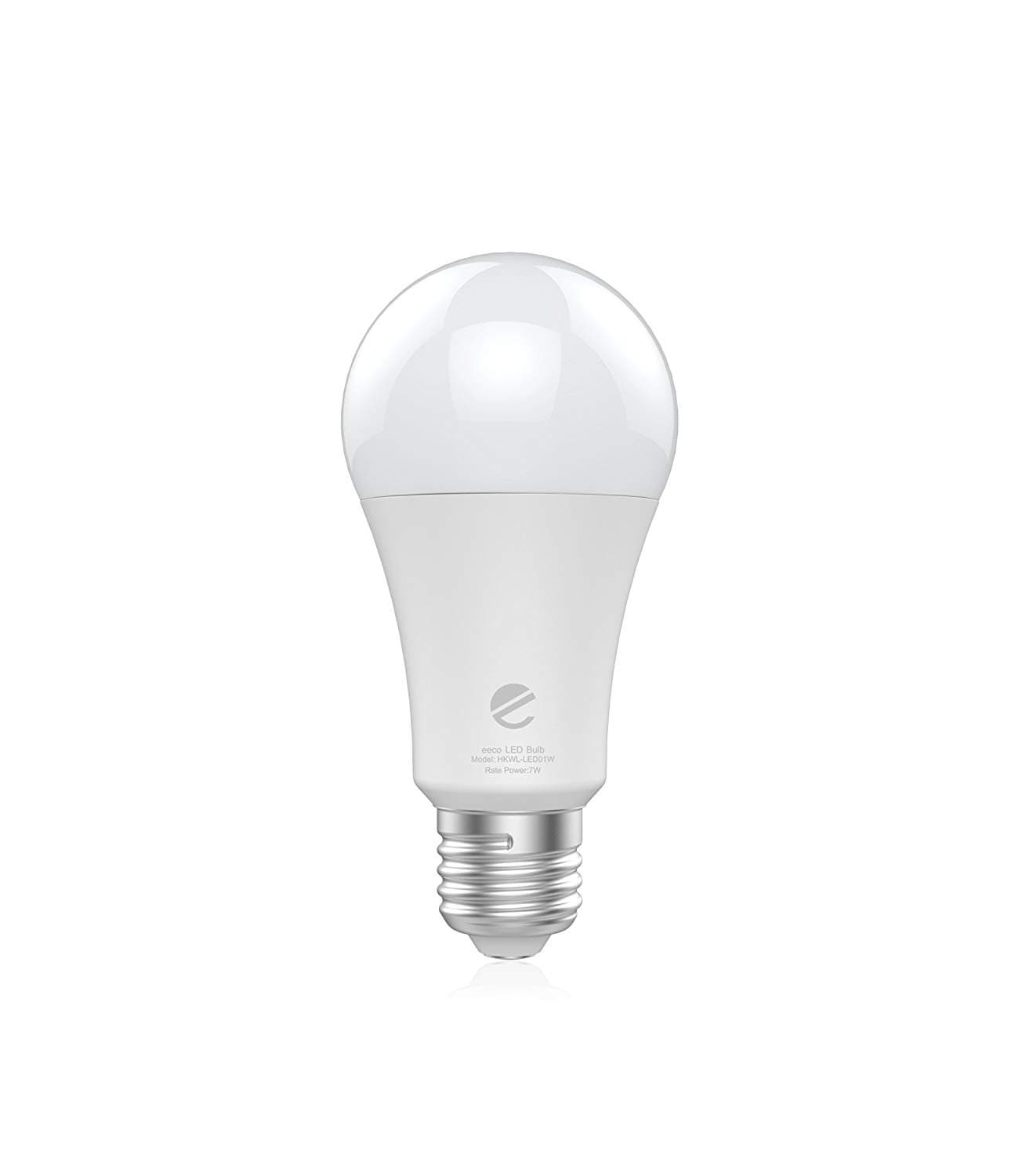 eeco WiFi Smart LED Light Bulb, Adjustable 75W Equivalent Dimmable Lights, Voice Control, No Hub Required, Compatible with Alexa and Google Assistant Smartphone Tablet Controlled