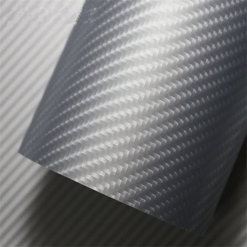 4D Grey Carbon Fibre Car Vinyl Wrap sticker film Car vinyl Wrapping Sheet50CMx 1.52M (Grey)
