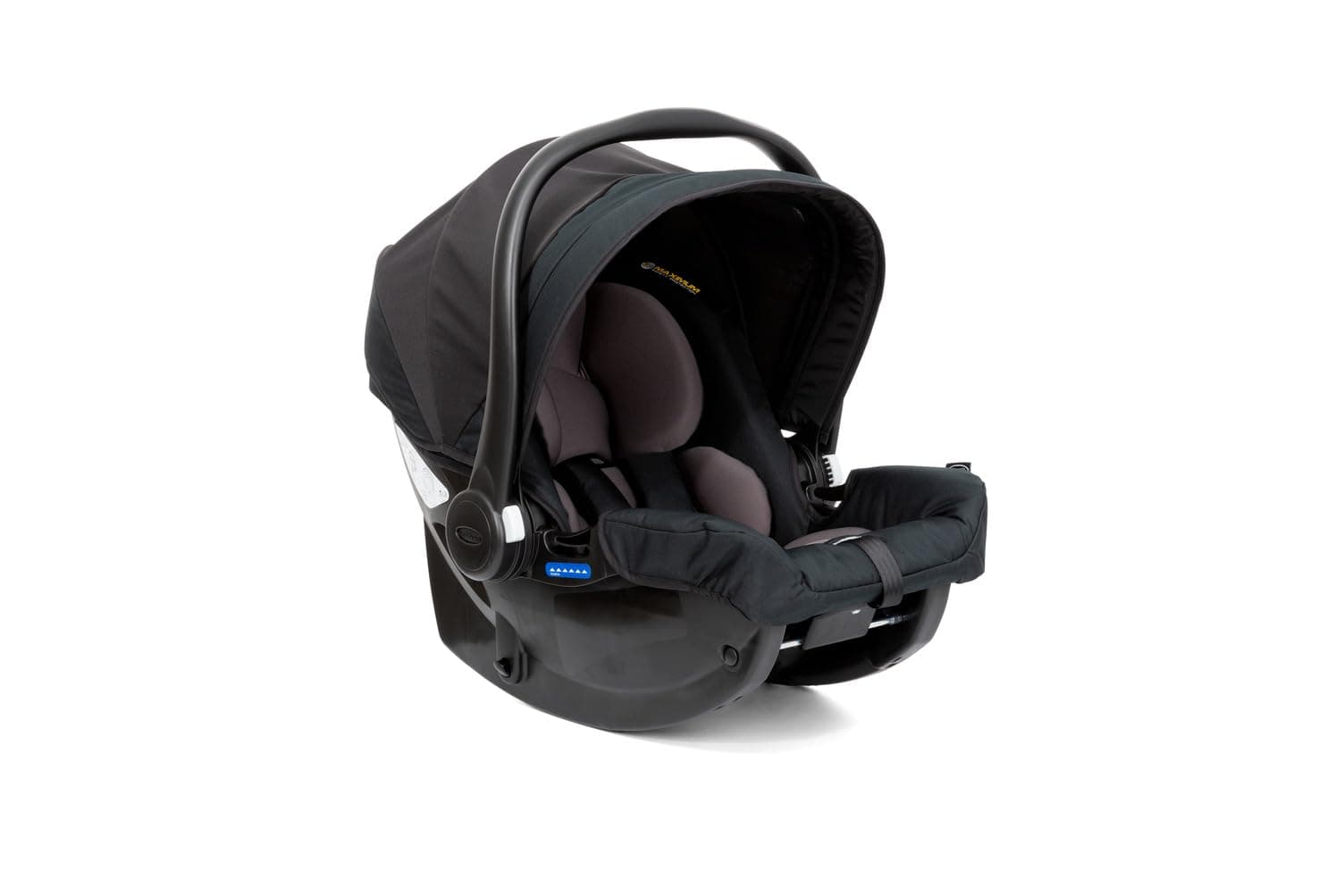 Graco SnugEssentials i-Size Infant Car Seat (Birth to 12 Months Approx, 40-75cm) with newborn insert, ISOFIX Base Compatible, Black/Grey fashion