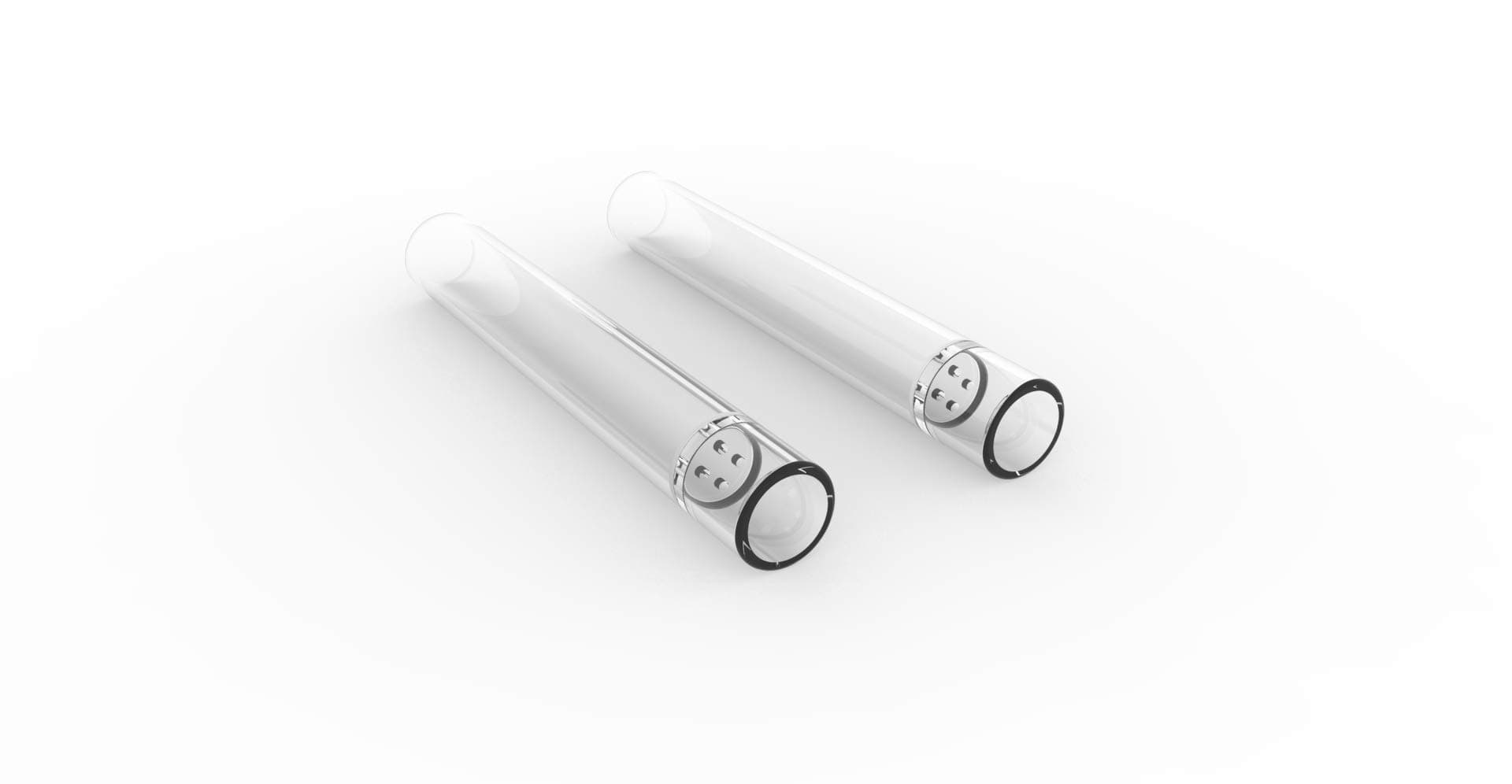 Glass Stem Mouthpiece for Arizer Argo (Arizer Argo Stem) (2 PACK Replacement)