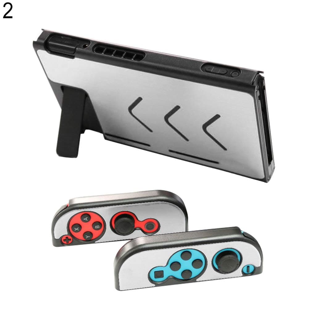 Slri Anti-scratch Dustproof Hard Protective Case Cover for Nintendo Switch NS Console - Silver