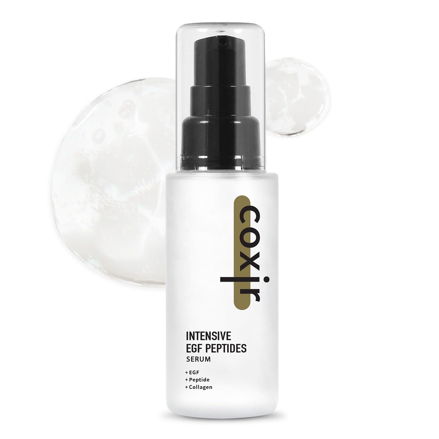 INTENSIVE EGF PEPTIDES SERUM l EGF(Epidermal Growth Factor) Peptide Serum for Face – Korean Formula for Firm, Renew& Hydrated Skin – Facial Serum for Lines