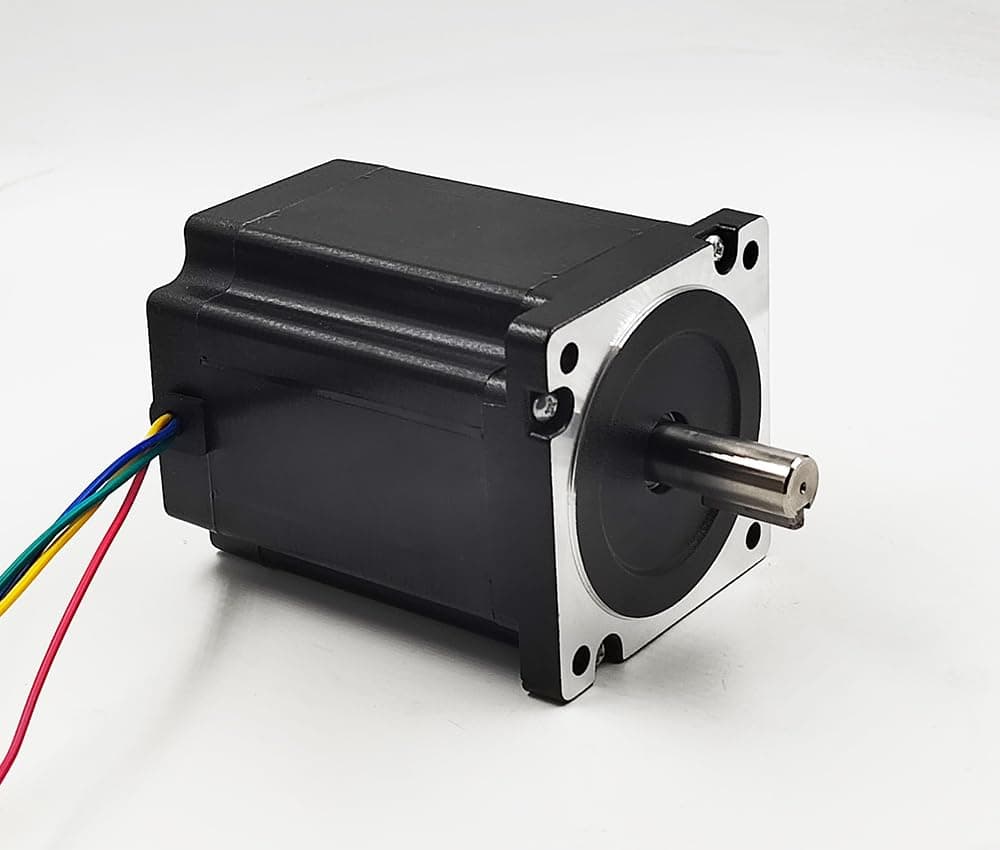 Nema 34 Stepper Motor 6A 8.5Nm (1200 oz-in) 118mm Length for CNC Router Mill Lathe, Black