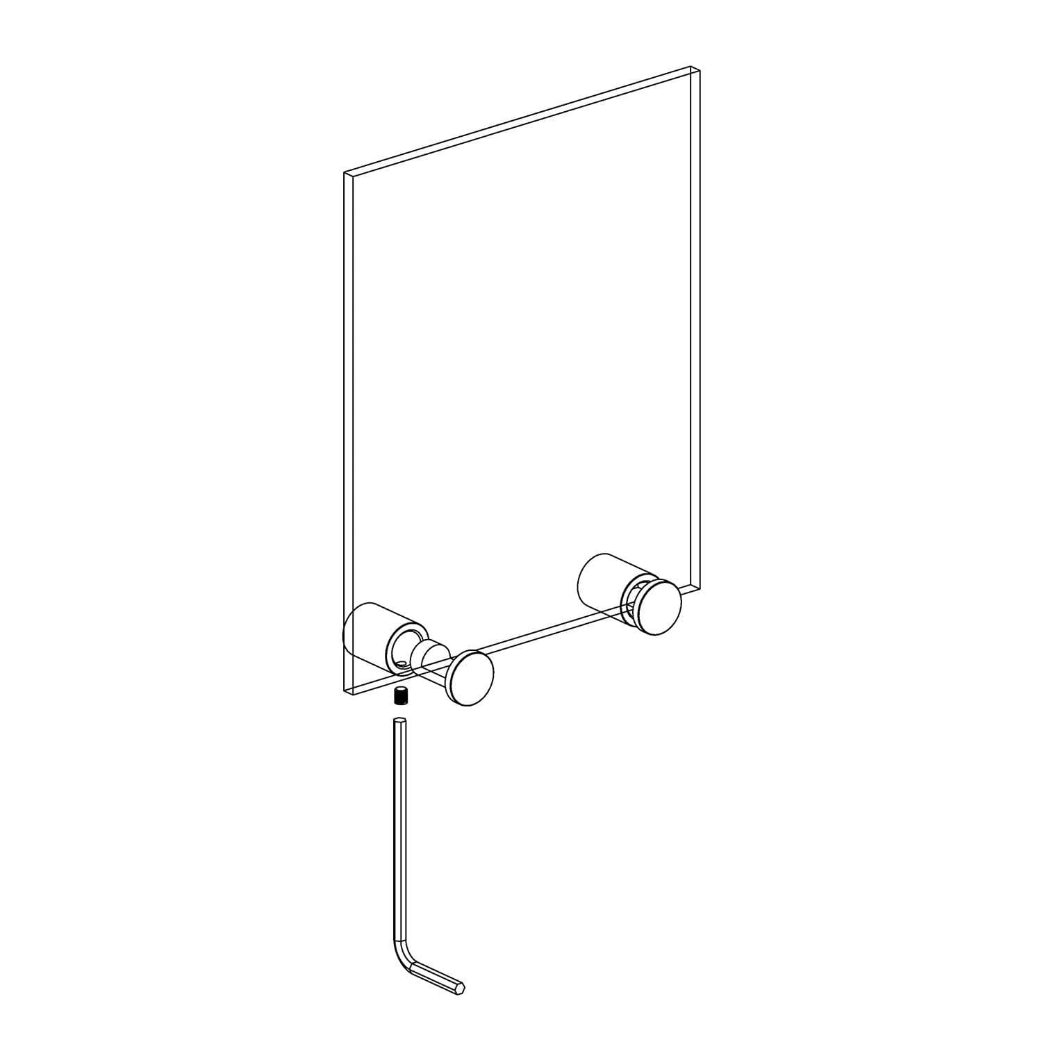 Side Clamp Sign Standoff