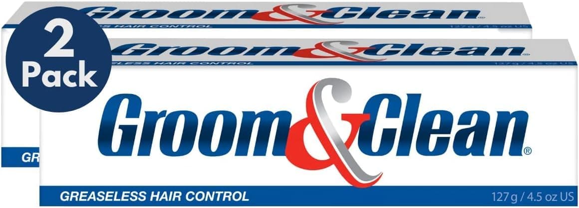 Dorzu Groom & Clean Greaseless Hair Control 4.50 oz (Pack of 2)