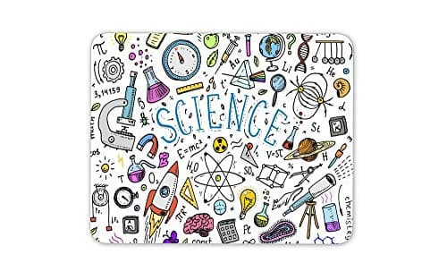 Science Theme Mouse Mat Pad - Chemistry Physics Teacher Fun Computer Gift HB4850
