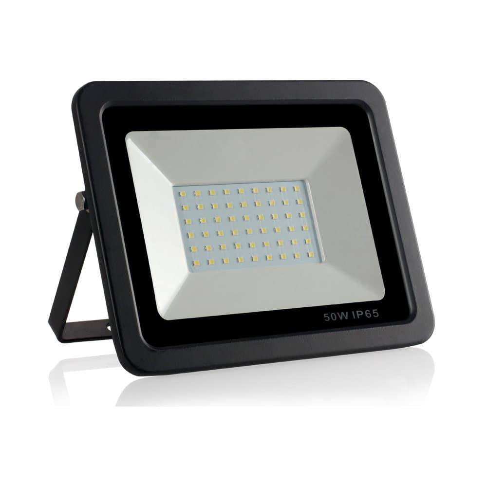 50w Led Floodlight Outdoor Security Lighting -Waterproof, 4800LM 6000k White High Power Spot Light, Cold White