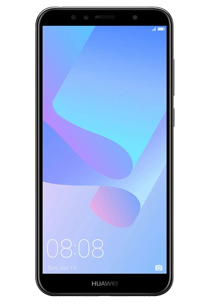Y6 Prime 2018 Dual SIM - 16GB, 2GB RAM, 4G LTE, Black