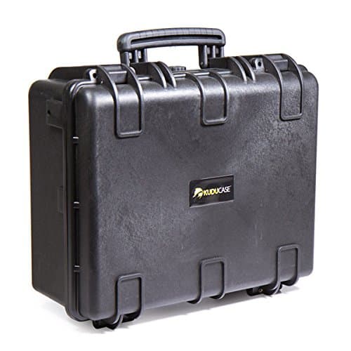 KuduCase 18.9 x 16.3 x 8.5" Multi-Purpose Waterproof Protective Equipment Hard Case with Pick 'N' Pluck Foam
