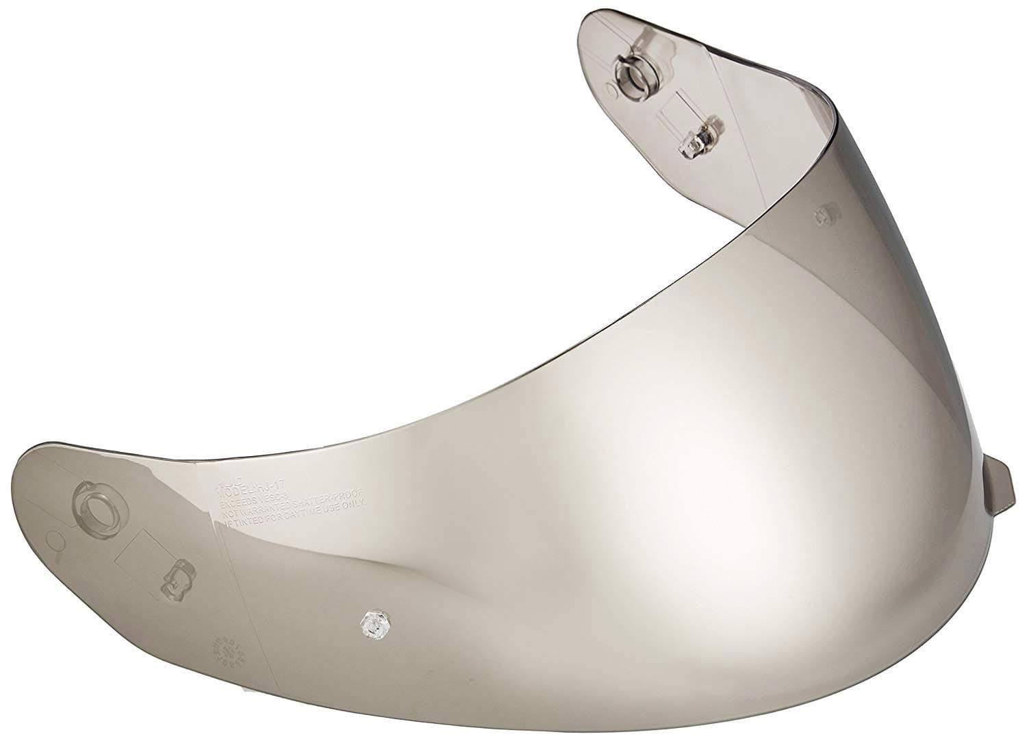 HJ-17 Pinlock Ready RST Shield is-MAX BT Street Bike Racing Motorcycle Helmet Accessories - Silver / One Size Fits Most