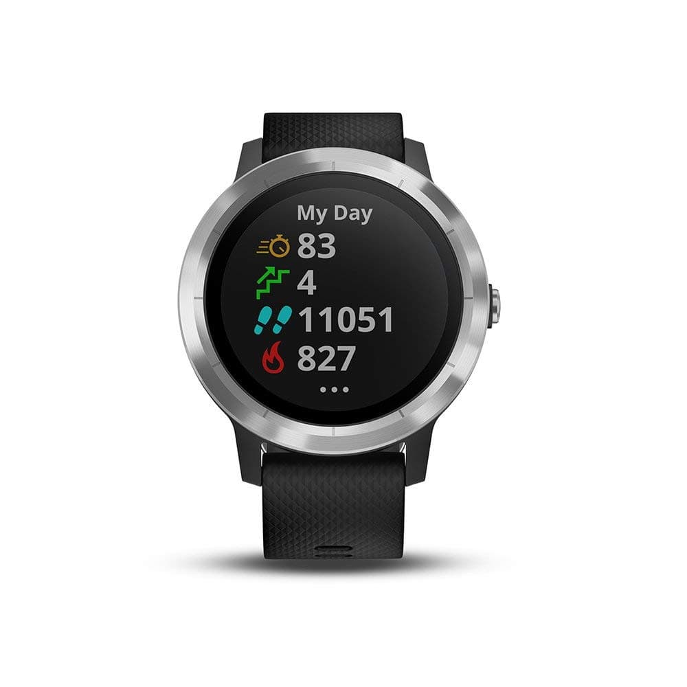 Smartwatch GARMIN Vivoactive 3 1.2" GPS Waterproof 5 ATM Glonass Black Stainless Steel (Regenerated)
