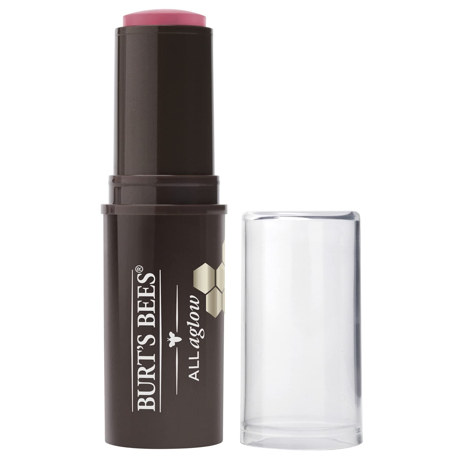 Burts Bees 100% Natural All Aglow Lip & Cheek Stick, Blush Bay - 1 Tube