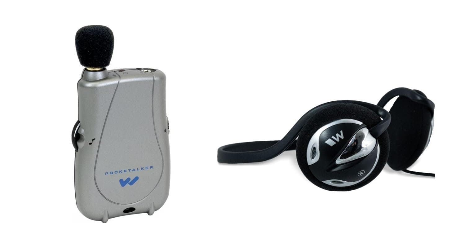 Williams Sound PKT D1 H26 with Rear-wear Headphone | Hearing Aid Alternative